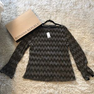 Balloon-Sleeve Blouse from Banana Republic